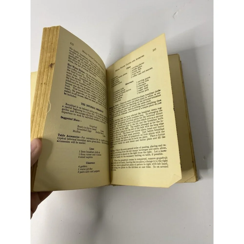 Good Housekeeping Meals Tested‎ Tasted Approved Cookbook 1930 Second Edition